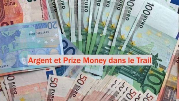 les primes et largent dans le trail