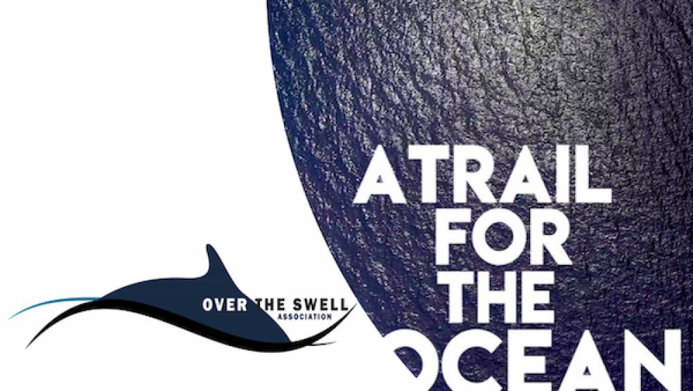 a trail for the ocean