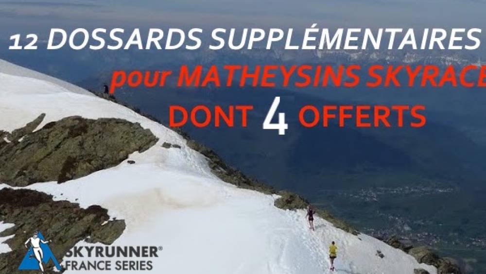 12 dossards pour les matheysins 2020 dont 4 offerts