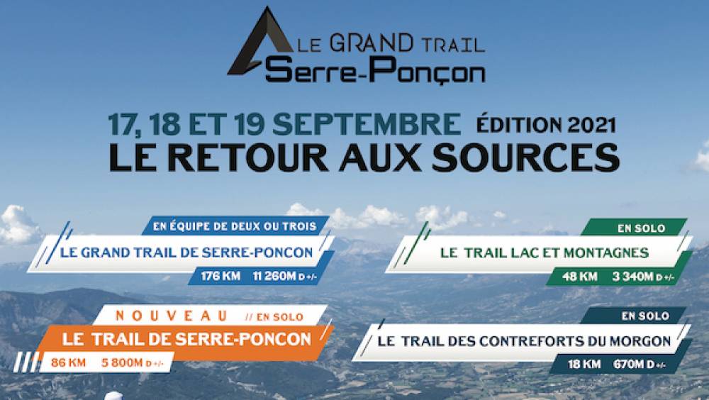 le grand trail de serre poncon revient en 2021