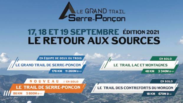le grand trail de serre poncon revient en 2021