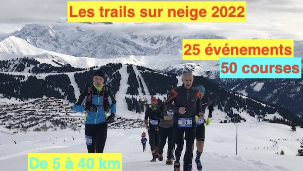 les trails sur neige 2022 2