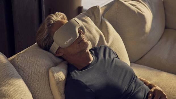 recup on a essaye les smart goggles de therabody