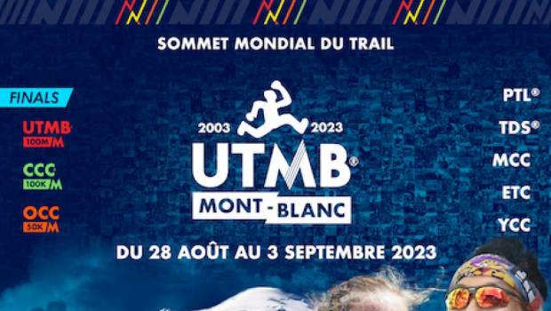 laffiche collaborative des 20 ans de lutmb mont blanc