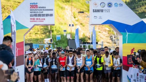 la coupe du monde de course en montagne sarrete en chine
