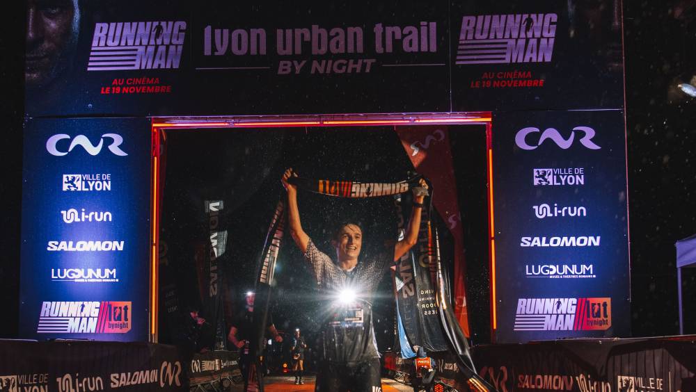 lyon urban trail night 2025 lyon devient terrain jeu film running man